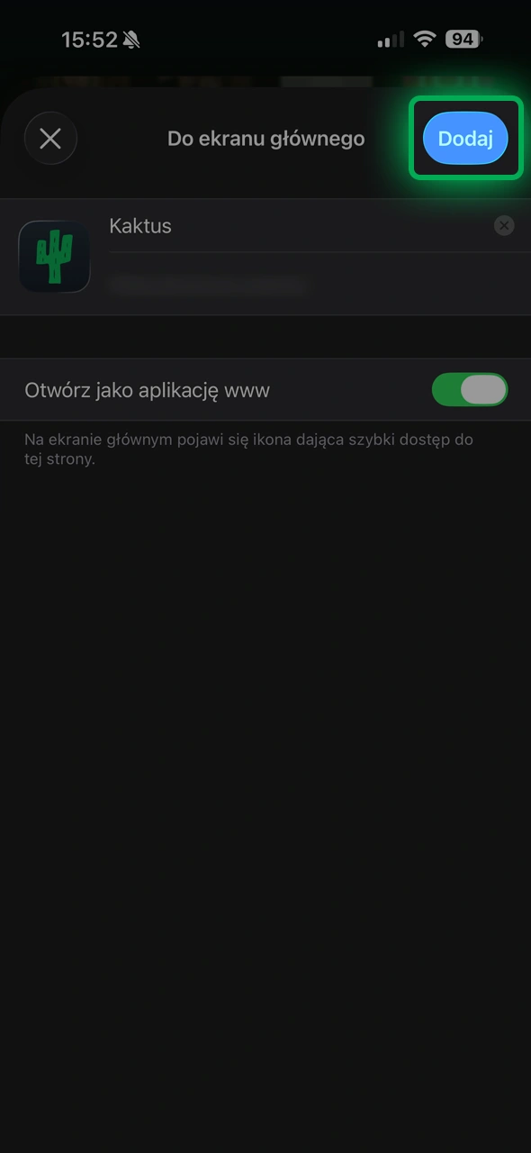 Dowiedz się jak potwierdzić instalację i wpisać nazwę skrótu Cactus Casino.