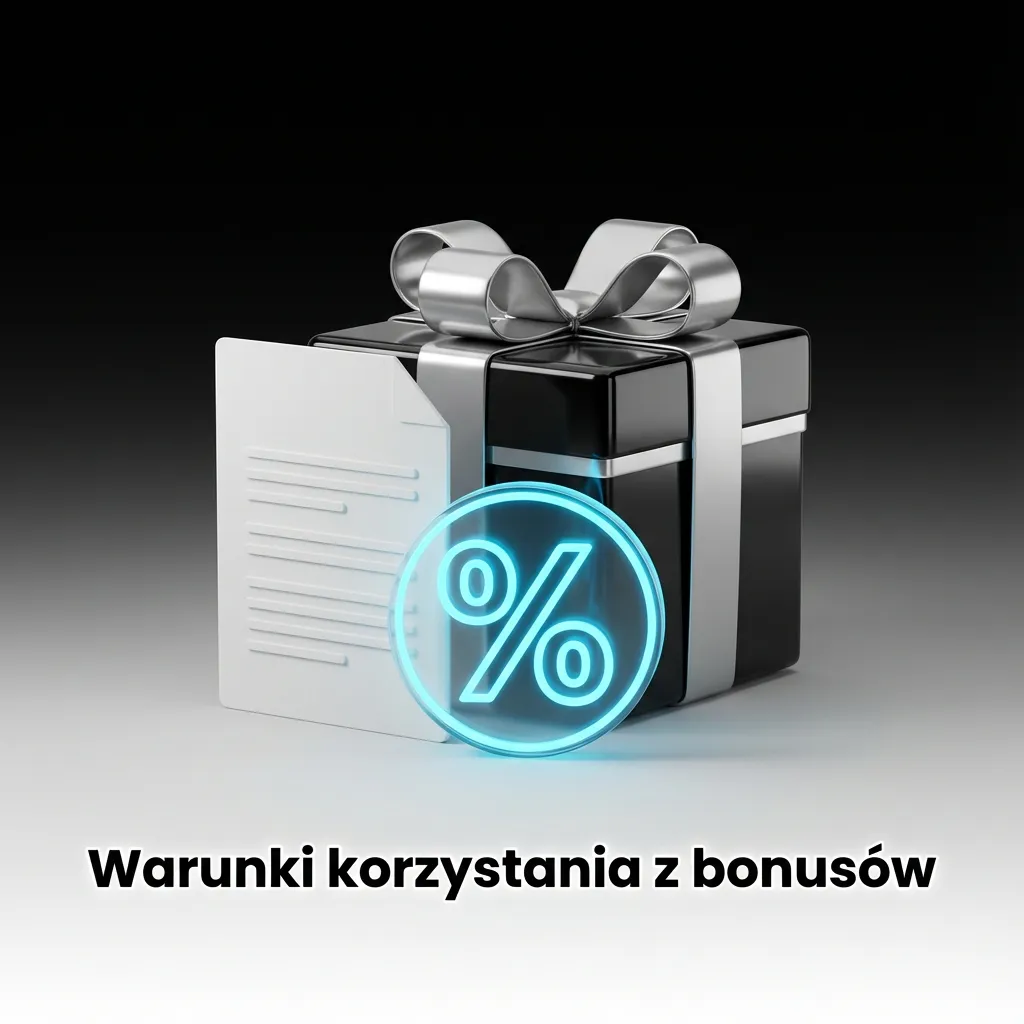 Ikona dokumentu z listą warunków korzystania z bonusów i hazardowym regulaminem w języku polskim