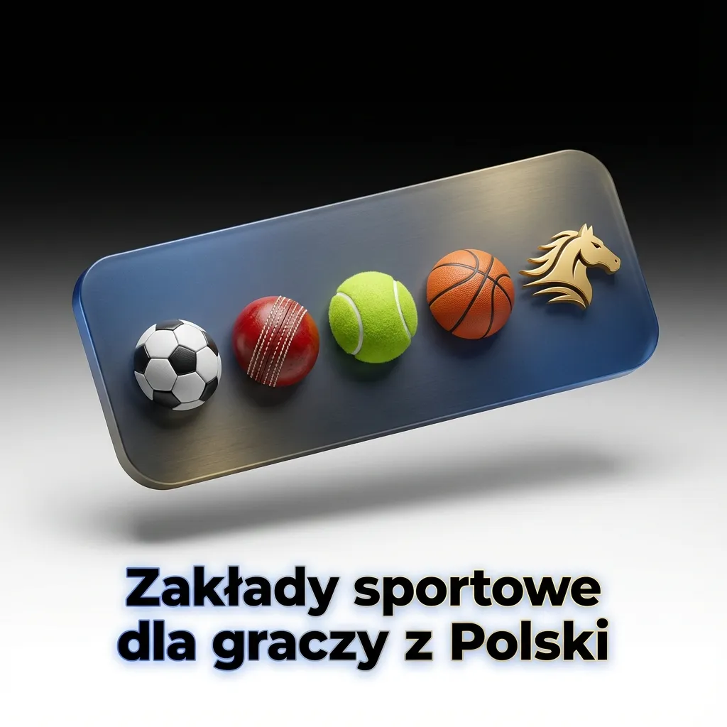 Polski serwis zakładów sportowych z ikonami piłki nożnej, koszykówki, tenisa, esportu i sportów motorowych
