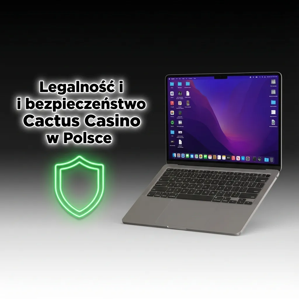 Ilustracja Cactus Casino: licencja Curacao, SSL, KYC/AML i narzędzia odpowiedzialnej gry dla polskich graczy