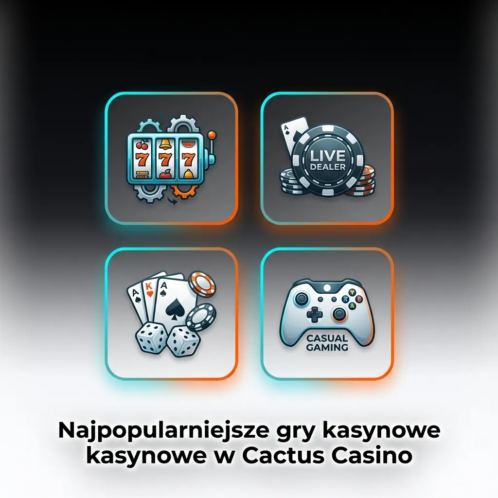 Ekran Cactus Casino z popularnymi grami: sloty, ruletka, blackjack i Aviator dla polskich graczy