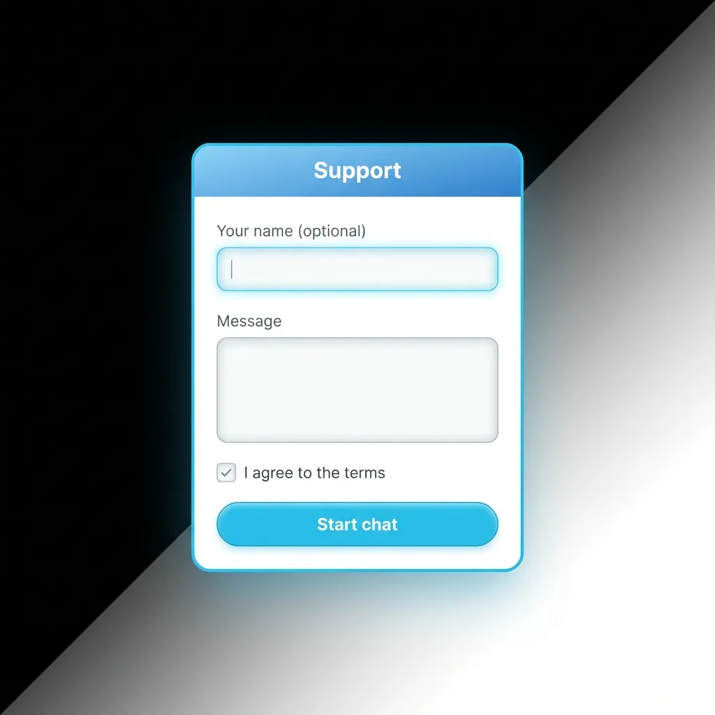 Infografika obsługi klienta Cactus Casino: czat na żywo, e-mail, formularz, FAQ 24/7 w języku polskim i angielskim