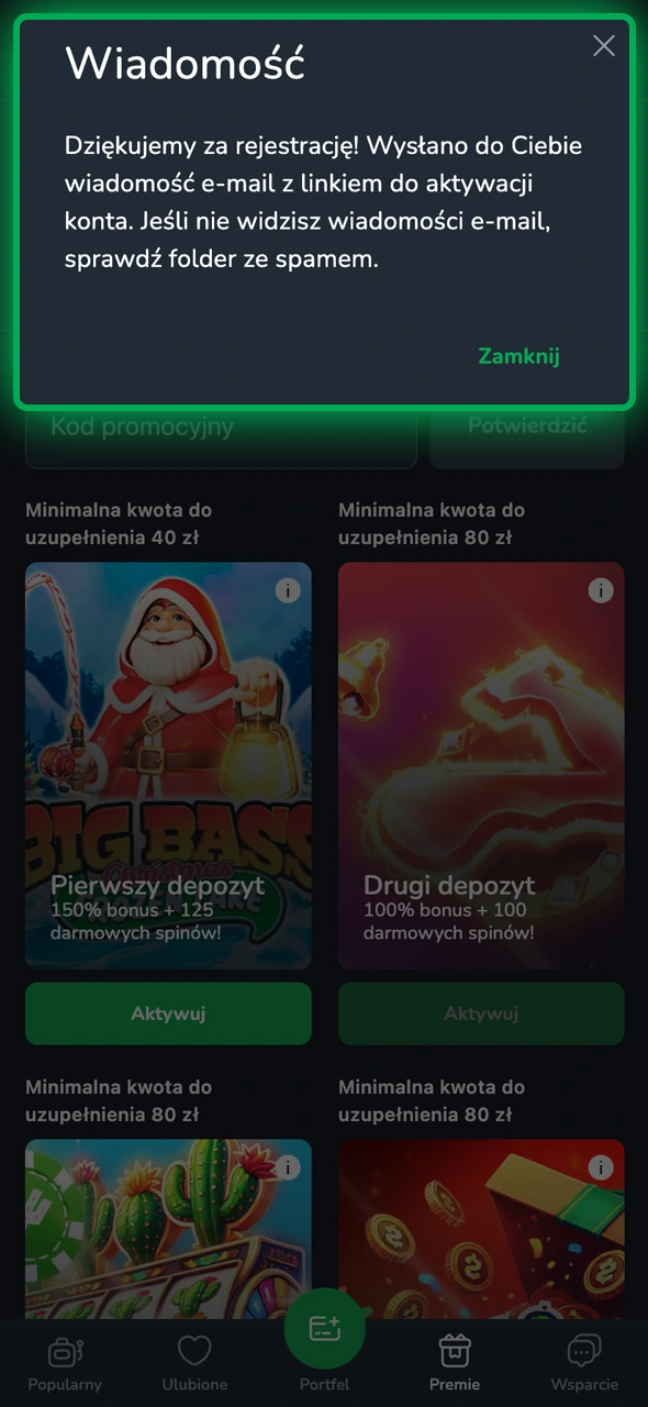 Dowiedz się jak potwierdzić konto w aplikacji Cactus Casino.