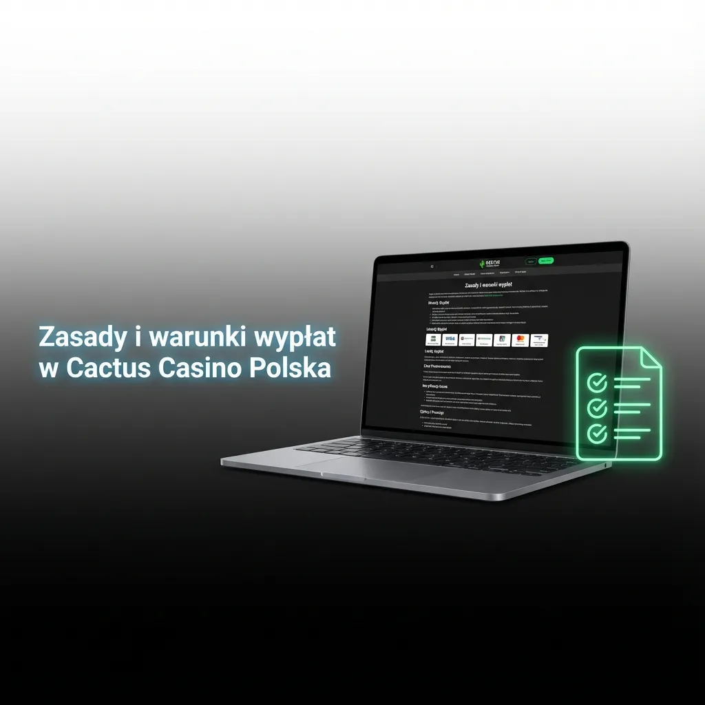 Ekran Cactus Casino Polska z zasadami wypłat: weryfikacja KYC, bonusy, limity, metoda i zgodność danych